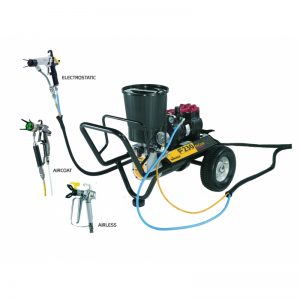 3 IN 1 SYSTEM-ELECTROSTATIC, AIRCOAT & AIRLESS
